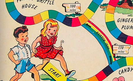 candy land board game 1950