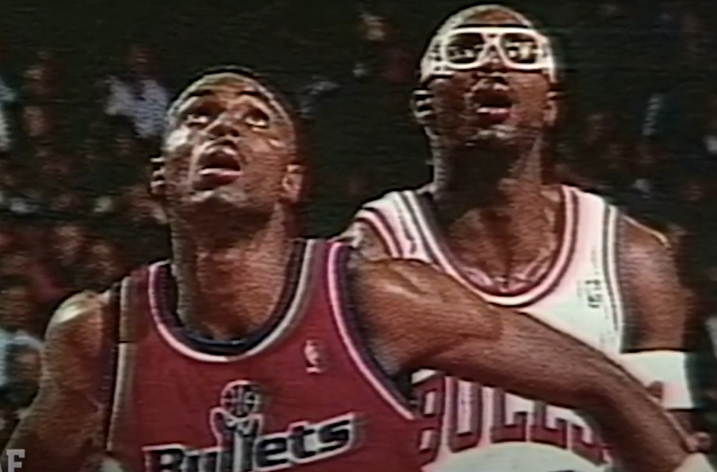 NBA player Horace Grant kept wearing goggles, even after getting
