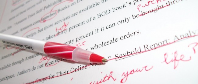 The negative connotation of a red pen and why I hate editing